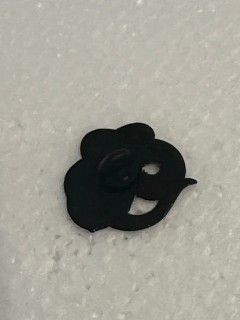 Red and White Snake Reptile Enamel Pin